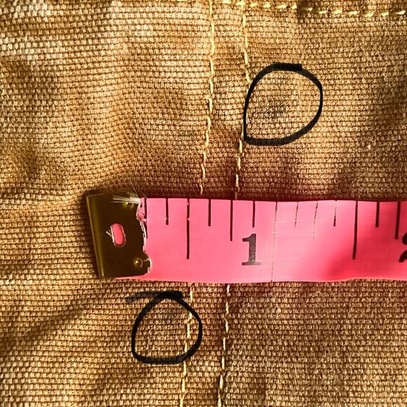 Empyre Womens Marlo Canvas Cargo Y2K Skater Pants - Bronze Brown, Jr. Size 13 - Picture 14 of 15